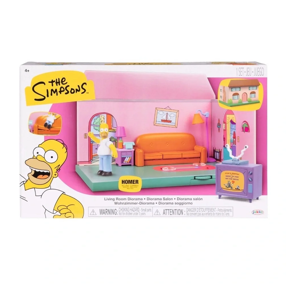 THE SIMPSONS Playhouse Diorama. NEW
